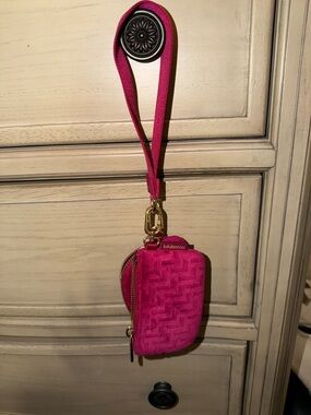 lululemon athletica Dual Wristlet Berry rumble Gold Hardware